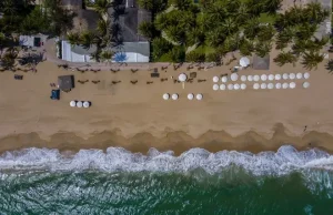 Bãi biển Nha Trang nhìn từ trên cao, khu nghỉ dưỡng cao cấp