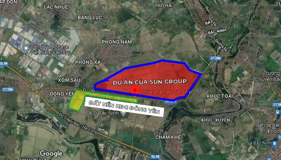 Đại đô thị Sun Group Bắc Ninh gần 300ha