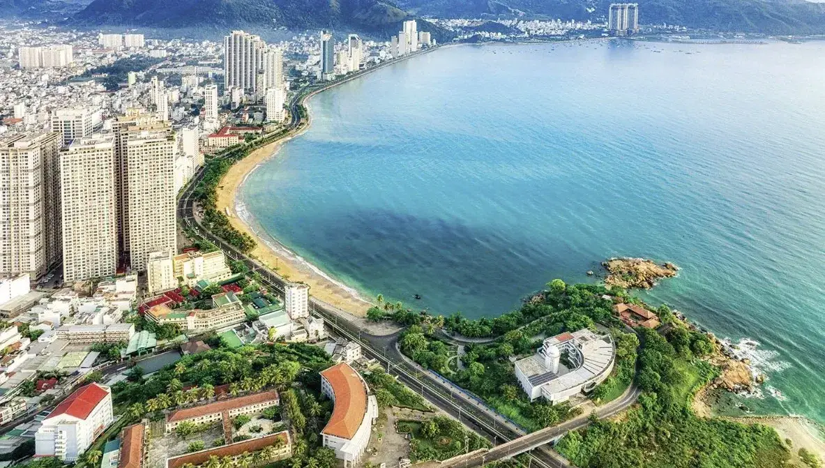 Khu đô thị Sun Group Khánh Hòa nhìn từ trên cao