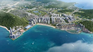 Phối cảnh tổng thể dự án khu đô thị du lịch biển