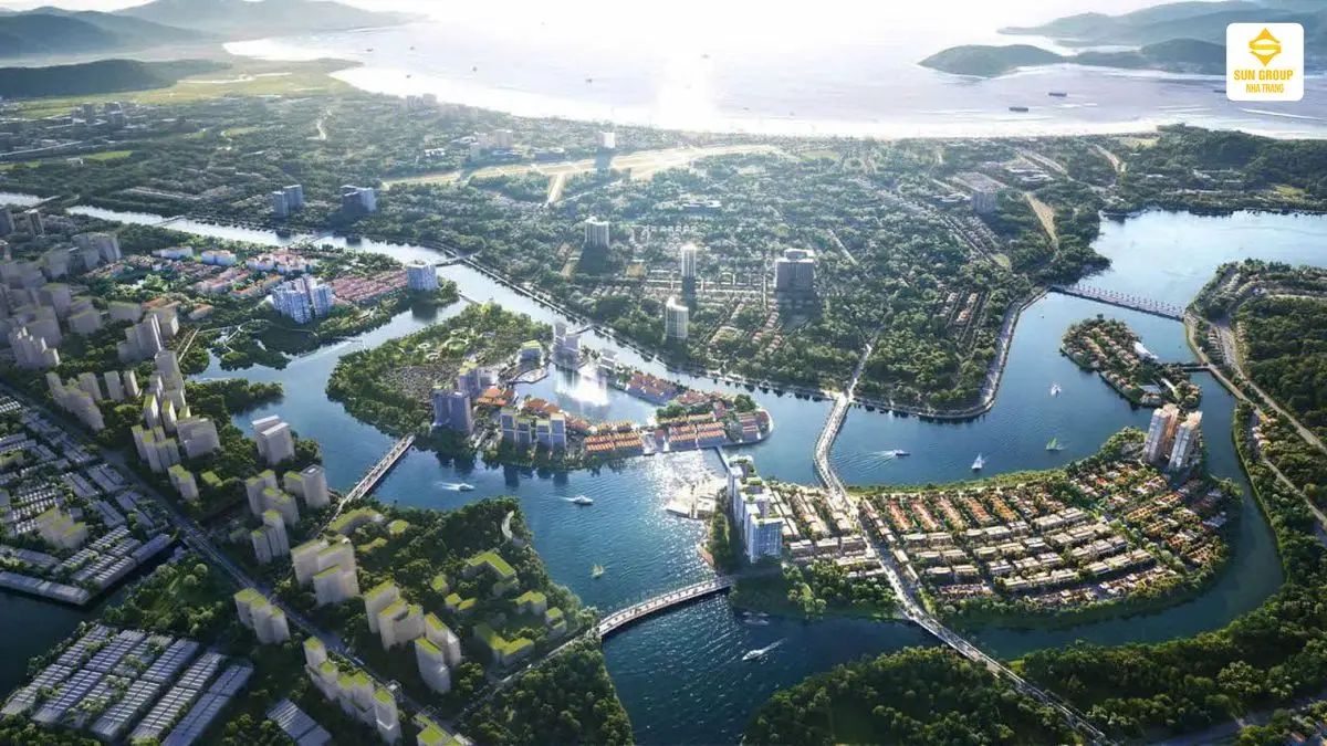 Sun Group Nha Trang giáp sông Quán Trường và sông Tắc