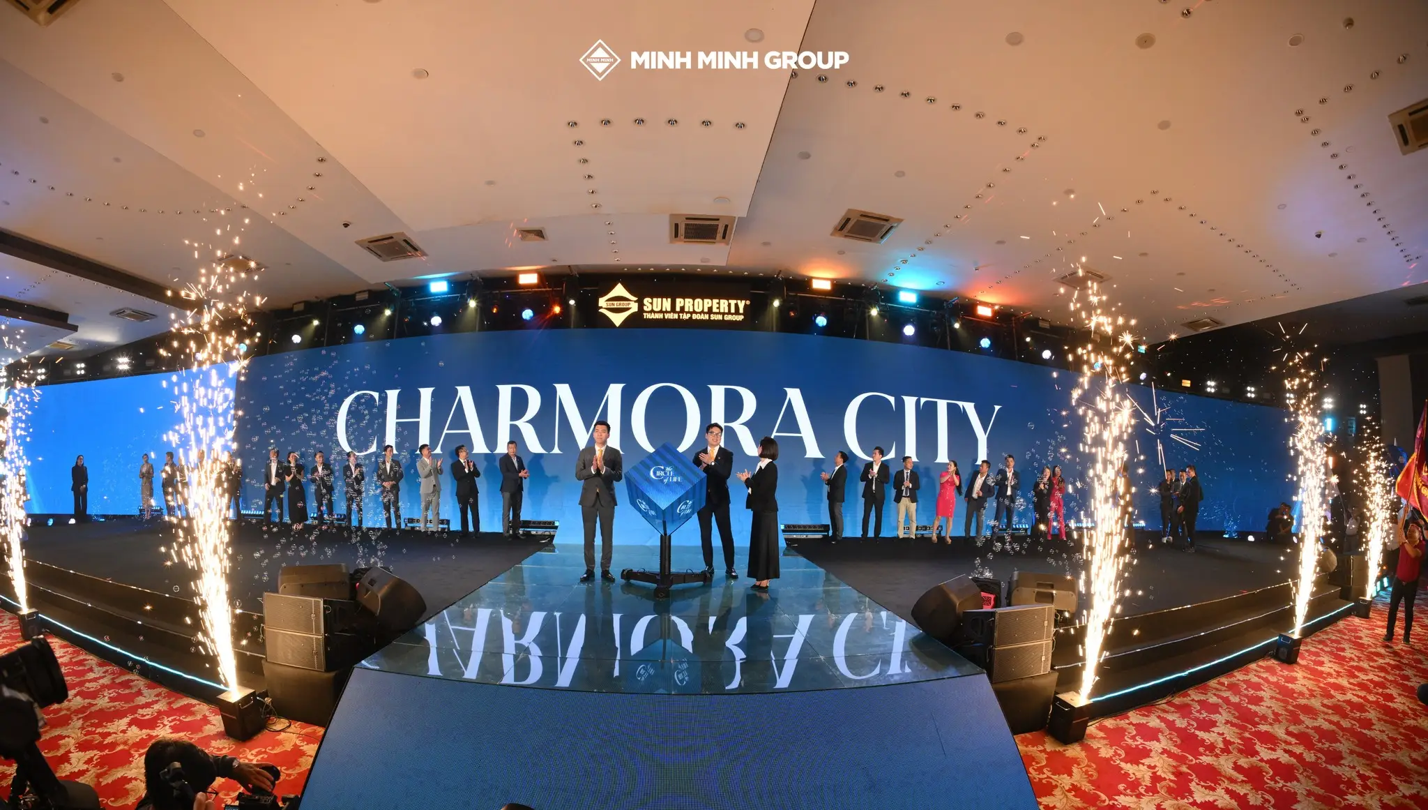 Lễ ký kết hợp tác phân phối dự án Charmora City giữa Minh Minh Group và Sun Group