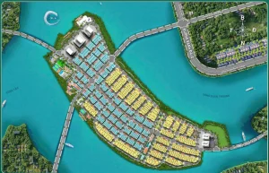 Vị trí dự án Khu đô thị 3 mặt sông Nam Nha Trang